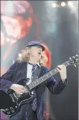  ?? RUBRA / EPA ?? ANGUS YOUNG of AC/DC.