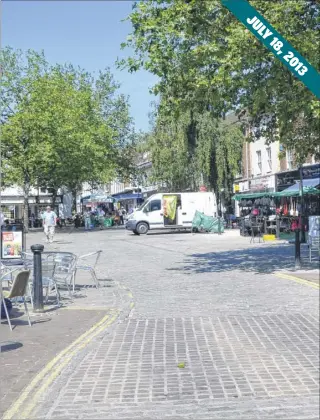  ?? Pictures: Gary Browne ?? The Lower High Street looks less crowded this week