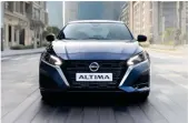  ?? ?? The sleek and stylish Nissan Altima, with its fuel-efficient engine, ensures a drive that is as economical as it is powerful.