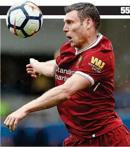  ?? GETTY IMAGES ?? On the ball: James Milner is still fighting fit at 32