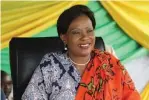  ?? ?? First Lady Auxillia Mnangagwa