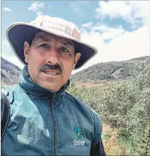  ?? EFE ?? Ambientali­sta. Gonzalo Cardona fue asesinado en Valle del Cauca.