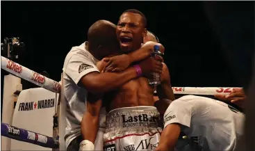  ?? Picture: SUPPLIED ?? RECORD BREAKER: Zolani “Last Born” Tete knocked Siboniso Gonya out in just 6 seconds.