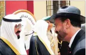  ??  ?? Rosen with King Abdullah.