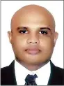  ??  ?? Chrishanth­a Victor, The director of Sales &amp; Marketing of Bentley Products Co.