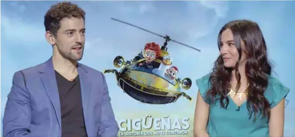  ?? / WARNER BROS ?? Luis Gerardo Méndez da vida a Junior y Martha Higareda a Tulip en Cigüeñas: la historia que no te contaron.