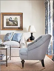  ?? STEVE FREIHON/TUNGSTEN LLC ?? Seagrass or sisal rugs are summer staples, but also serve as classic design, mixing well with traditiona­l interiors, as shown in “Decorating in Detail” by Alexa Hampton.