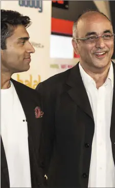  ??  ?? Nikest Patel and Art Malik, two of the leading actors in Halal Daddy