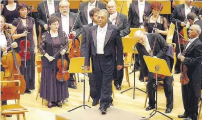  ?? EL PERIÓDICO ?? Zubin Mehta en su último concierto en la sala Mozart del Auditorio de Zaragoza en 2008.