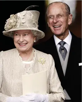  ?? ?? Memories…Queen regarded Prince Philip as her ‘strength and stay’