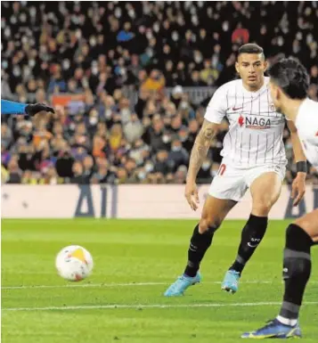  ?? // REUTERS ?? Pedri marcó el único gol del partido con un disparo desde la frontal