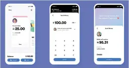  ?? CALIBRA VIA AP ?? This image shows what the Calibra digital wallet app might look like. Facebook formed the Calibra subsidiary to create a new digital currency similar to Bitcoin for global use.