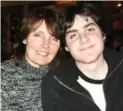  ?? COURTESY LORI BATEMAN ?? Evan Mead, now 24, and his mother, Lori Bateman.