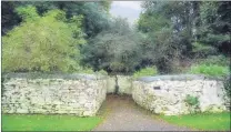  ?? (Photo: Frank Morgan Studios) ?? Historic St Bernard’s Well, located on Barnane Walk, Fermoy near the banks of the River Blackwater.