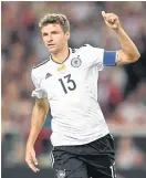  ??  ?? Germany’s Thomas Mueller.