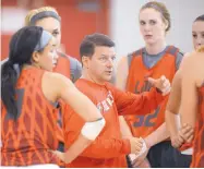  ??  ?? March: Mike Bradbury is named UNM women’s basketball coach.