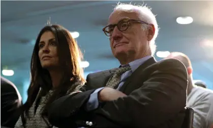  ?? ?? Marina Granovskai­a and Bruce Buck – the pair were key executives at Chelsea during Roman Abromovich’s time as owner. Photograph: Yui Mok/PA