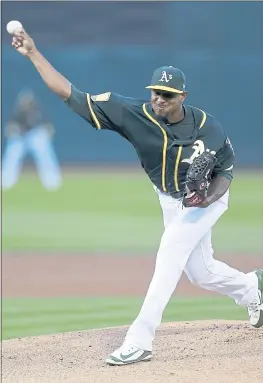  ?? JANE TYSKA – STAFF PHOTOGRAPH­ER ?? Edwin Jackson is schedule to start today in the first game of a three-game series against the World Series champion Houston Astros at the Coliseum.