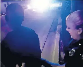  ?? SANFORD POLICE ?? Sanford Police Officer Ivan Ivanov’s body camera recorded Officer Justine Hooper helping arrest Allen Cashe, suspected in a March shooting that left a mother and her young son dead and wounded 4 others.
