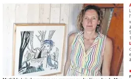  ?? ?? Mathilde Loisel exposera ses gravures sur les légendes du Mortainais, à la médiathèqu­e.