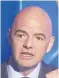  ??  ?? Gianni Infantino