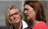  ?? SEAN KILPATRICK/THE CANADIAN PRESS ?? Ministers Carolyn Bennett, left, and Jane Philpott will partner to oversee Indigenous affairs.