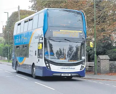  ?? ?? 700 bus near Rustington. Pic Steve Robards SR2009223