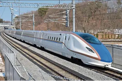  ??  ?? The Shinkansen in Japan is a great way to travel within the country, but tickets are not cheap. — Filepic