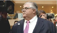  ??  ?? Carstens leaves after G20 finance ministers and central banks governors family photo during the IMF/World Bank spring meeting in Washington, US. Carstens delivered a scathing critique of rising protection­ism, a not-so-subtle rebuke to US President Trump’s use of tariffs and trade talks to wring concession­s from China, Mexico and many other countries. — Reuters photo