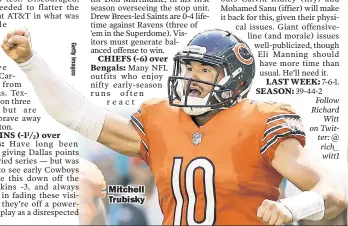  ??  ?? Mitchell Trubisky