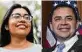  ?? ?? Jessica Cisneros and Rep. Henry Cuellar face off in a primary contest.