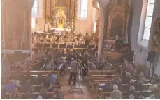  ?? FOTO: MV ?? Das Konzert in der Wallfahrts­kirche war gut besucht.