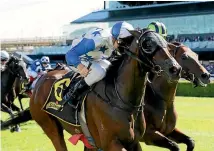  ?? PHOTO: GETTY IMAGES ?? Charles Road pictured winning the Chairman’s Quality race at Randwick earlier this month.