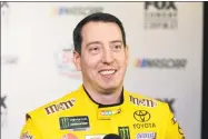  ?? Terry Renna / Associated Press ?? Kyle Busch during NASCAR Daytona 500 media day at Daytona Internatio­nal Speedway on Wednesday.