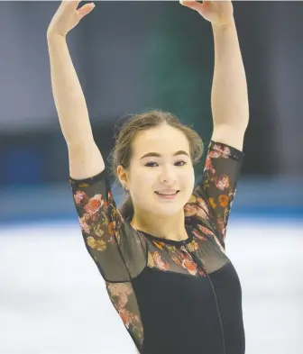  ?? FRaNCIS GEORGIAN FILES ?? Canadian women's figure skating champion Emily Bausback says her skating has continued to improve during a long break from competitio­n because of the pandemic.