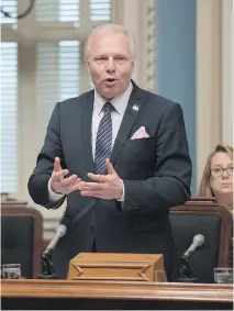  ?? JACQUES BOISSINOT/THE CANADIAN PRESS ?? Parti Québécois Leader Jean-François Lisée is calling for provincewi­de roving legislatur­e hearings to study the pros and cons of legalizing marijuana.