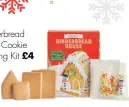  ?? ?? Gingerbrea­d House Cookie Decorating Kit £4