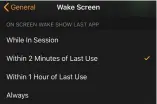  ??  ?? If you often miss notificati­ons, you can set them to stay on your Watch display for longer.