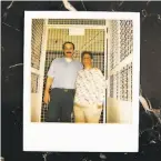  ??  ?? Inmate Keith Doolin, shown with sister Shana Doolin, has become more hopeful of winning his freedom after a legal win.