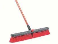  ?? CHRIS BROWN PHOTOGRAPH­Y ?? Soft and firm bristles allow for deep spring cleaning of outdoor spaces like decks, stone and driveways. Libman 24-inch multisurfa­ce push broom, $30, Canadianti­re.ca.