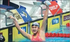  ?? PHOTOS BY WANG JING AND XINHUA ?? The golds flowed for Team China at the Asian Games in Jakarta and the world short-course championsh­ips in Hangzhou.