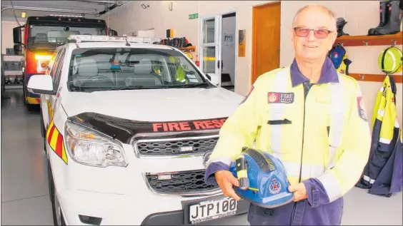  ?? Photo / Dean Taylor ?? Murry Gillard has served his community in various volunteer roles with Te awamutu Fire Brigade for half-a-century.