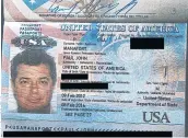  ??  ?? STUMBLIN’ IN: The 2012-issued passport of President Donald Trump’s former campaign chairman Paul Manafort, included in the government’s exhibits admitted during Mr Manafort’s trial.