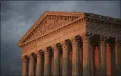  ?? MANUEL BALCE CENETA — THE ASSOCIATED PRESS FILE ?? The U.S. Supreme Court at sunset in Washington.