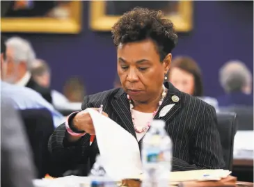  ?? Manuel Balce Ceneta / Associated Press ?? Rep. Barbara Lee has been the antiwar voice for Oakland and Berkeley in Washington since 1998.