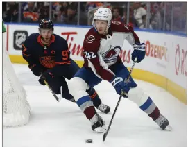  ?? CODIE MCLACHLAN — GETTY IMAGES ?? Josh Manson, who spent part of last season with the Colorado Avalanche, could return to the Ducks to assume a team captain role.