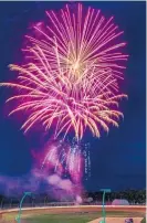  ?? Photo / Supplied ?? Fireworks display.