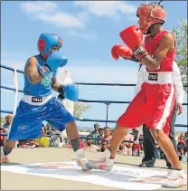  ??  ?? IN THE SPOTLIGHT: Young boxers will showcase their talents yet again when the developmen­t series hits Mdantsane for another fight fest