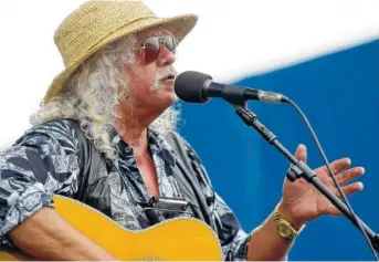  ?? CONTRIBUTE­D PHOTO ?? Arlo Guthrie, the folk singer best known for “Alice’s Restaurant Massacree,” will headline “Rememberin­g the Past, Celebratin­g the Future” on Saturday, Sept. 24.