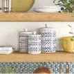  ?? WAYFAIR ?? Canister sets meld storage with pleasing design.